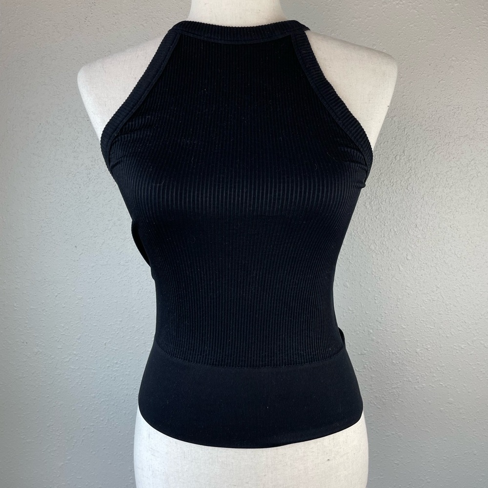 NWOT Free People Intimately Black Sleeveless Top Size M